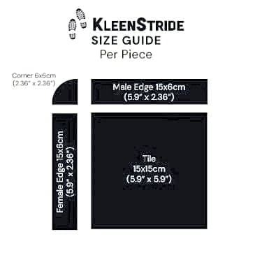 KleenStride - Brush Tile Mat 4