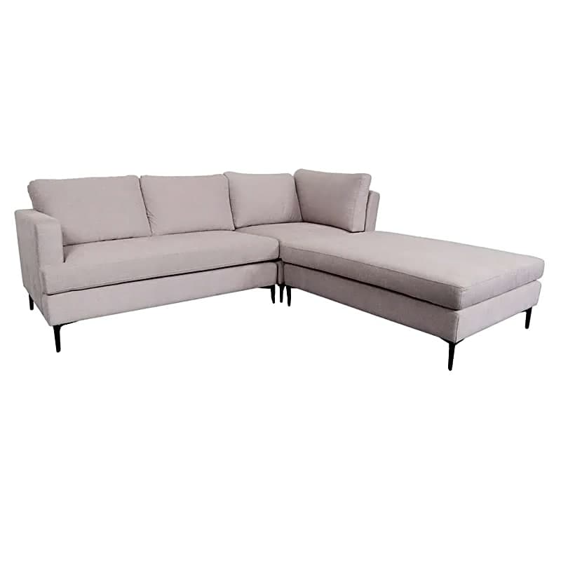 Lucille Fabric Sofa with Ottoman 9