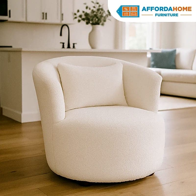 Magnolia Fabric Accent Chair