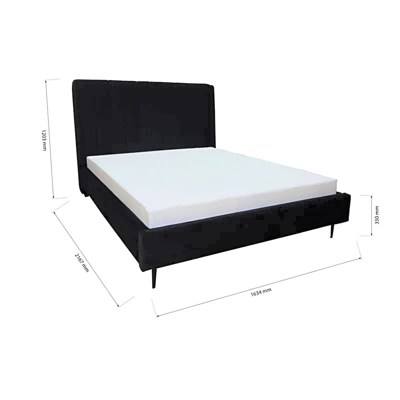 Marcy Queen Upholstered Bed Frame 8